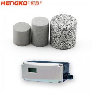 恒歌氣動智能閥門定位器透氣塞_高精準防爆不銹鋼燒結濾柱
