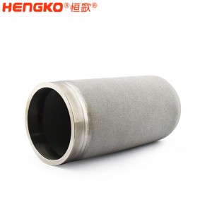 恒歌批發(fā)內(nèi)螺紋316L不銹鋼過濾器透氣耐腐蝕金屬粉末燒結(jié)濾杯氣液體過濾可用