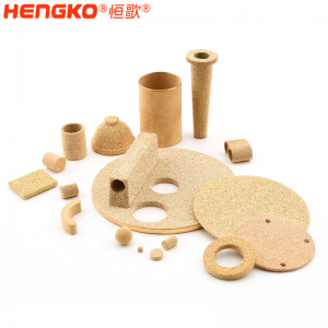 濾芯廠家定制微孔銅燒結粉末濾管排氣柔性耐高溫耐腐蝕3-90微米,制藥工業可用